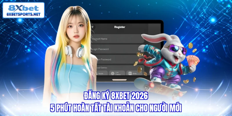 Đăng ký 8XBET - 5 phút hoàn tất tài khoản cho người mới